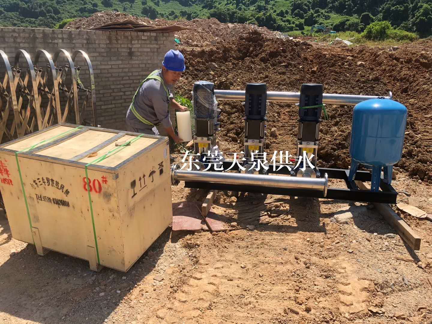 東莞市鳳崗雨水回收利用項(xiàng)目，恒壓供水設(shè)備簽約合作