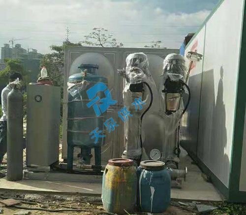 中山黃埔中建三局與我司簽約無負(fù)壓供水設(shè)備竣工