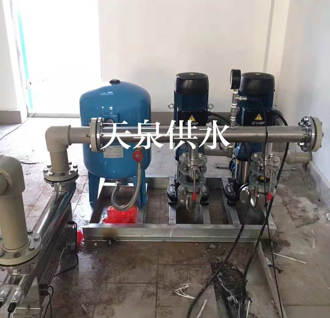 廣東大亞灣中石化簽約恒壓供水設(shè)備一套